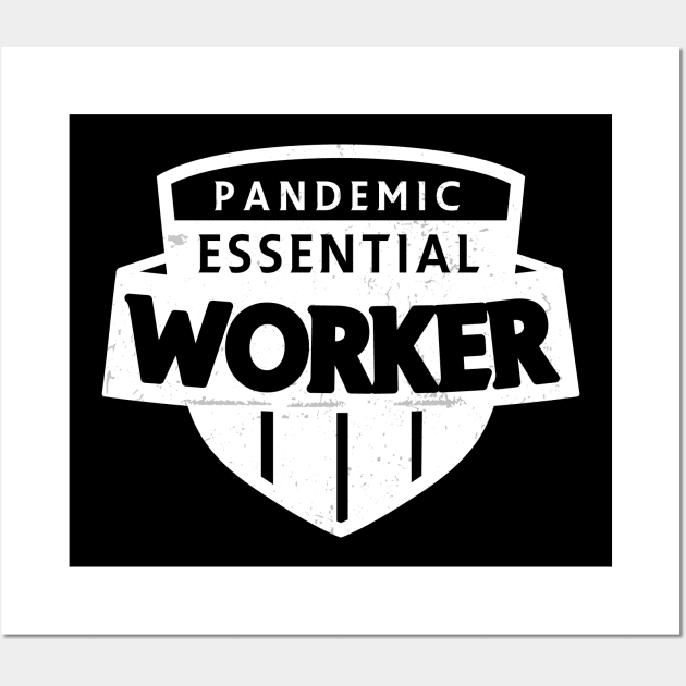 Pandemic Essential Worker Wall Art by edmproject